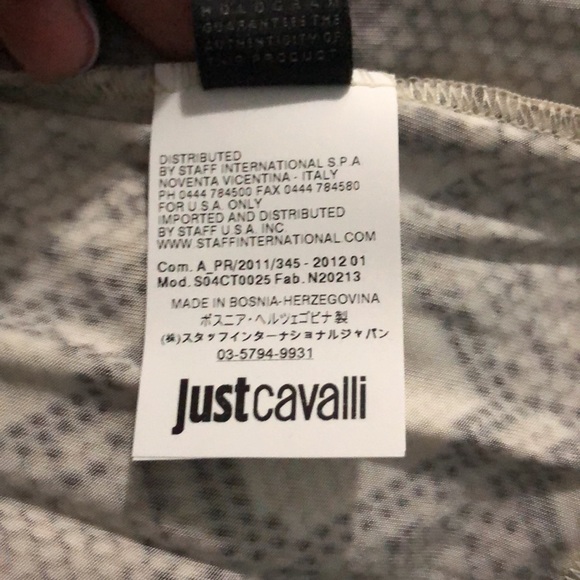 Just Cavalli Snakeskin Print Wrap Dress - Picture 9 of 13